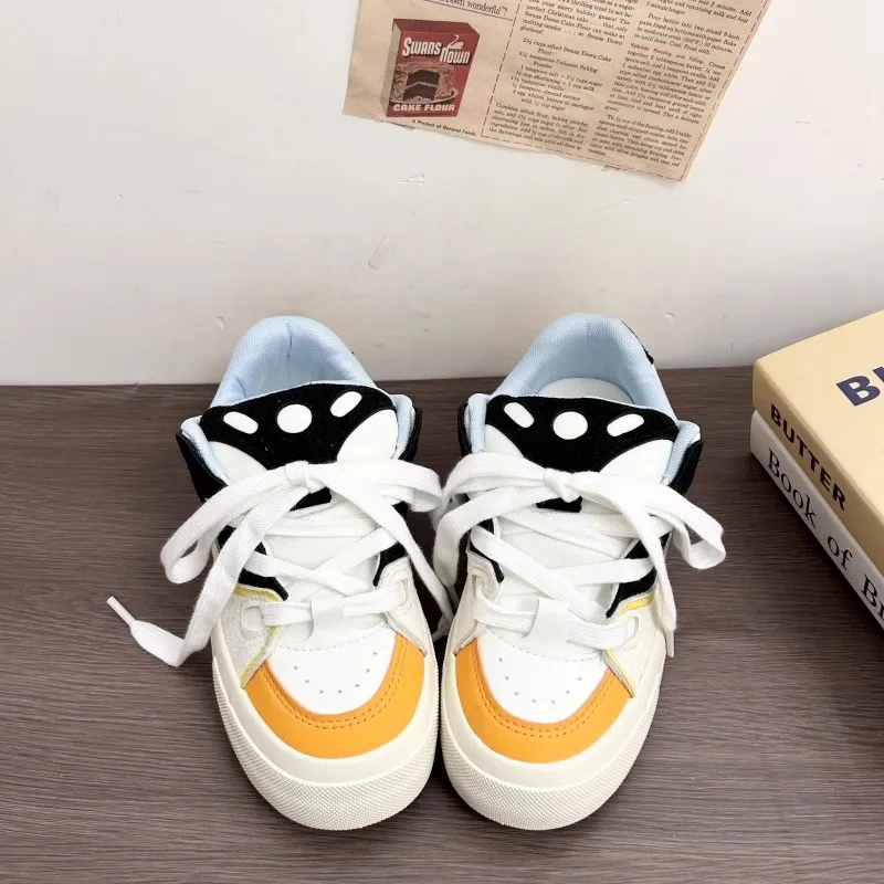 BINGO DUCK Slip Resistant And Breathable Low Top Skateboard Shoes Women's-13