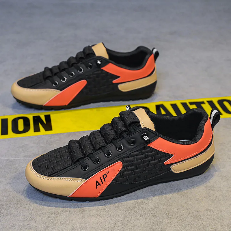 BINGO DUCK Shock Absorbers Low Top Skateboard Shoes Men's-17