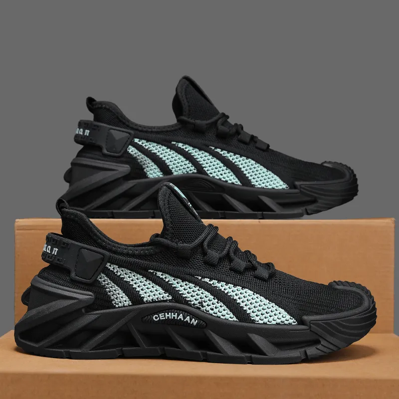 BINGO DUCK Slip Resistant And Breathable Low Top Casual Shoes Men's-17