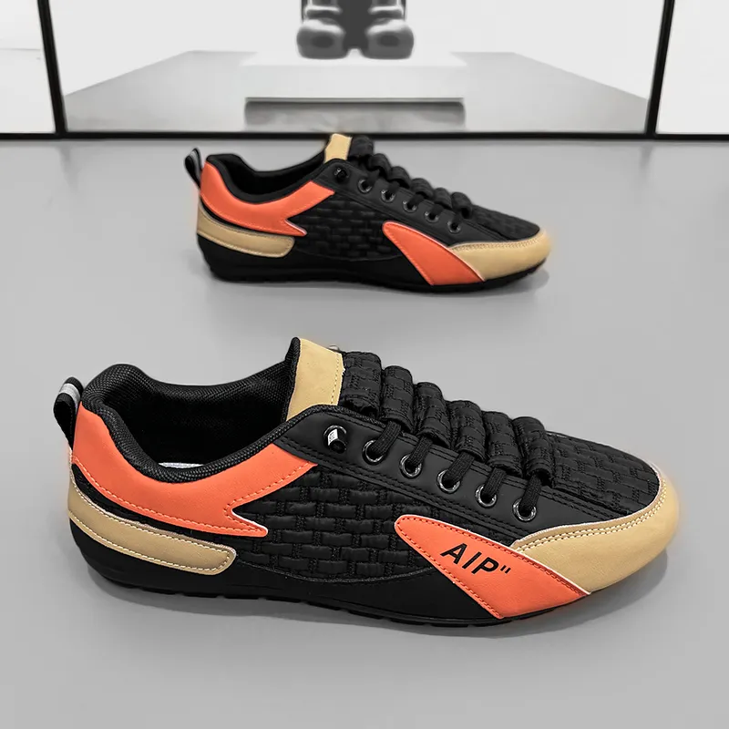 BINGO DUCK Shock Absorbers Low Top Skateboard Shoes Men's-18