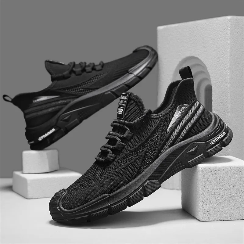 BINGO DUCK Slip Resistant Low Top Casual Shoes Men's-17