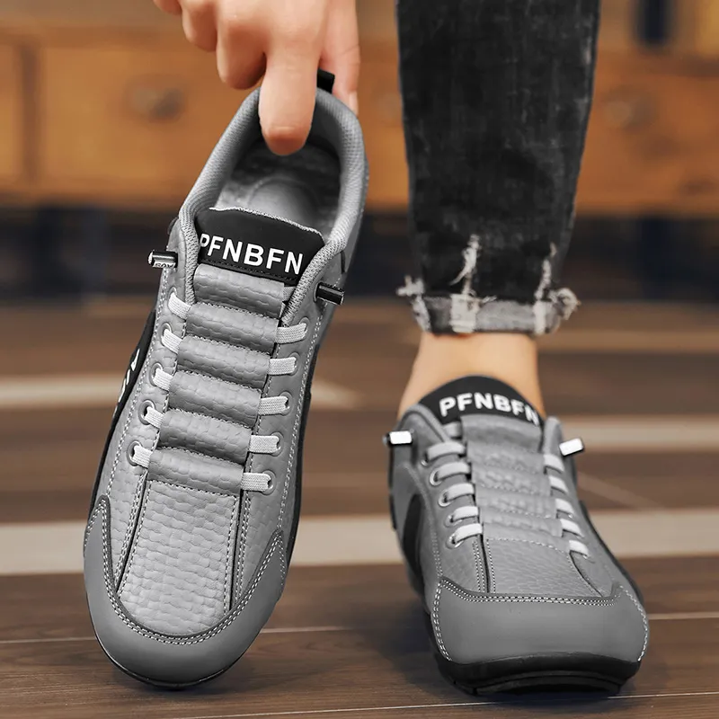BINGO DUCK Slip Resistant Low Top Skateboard Shoes Men's-10