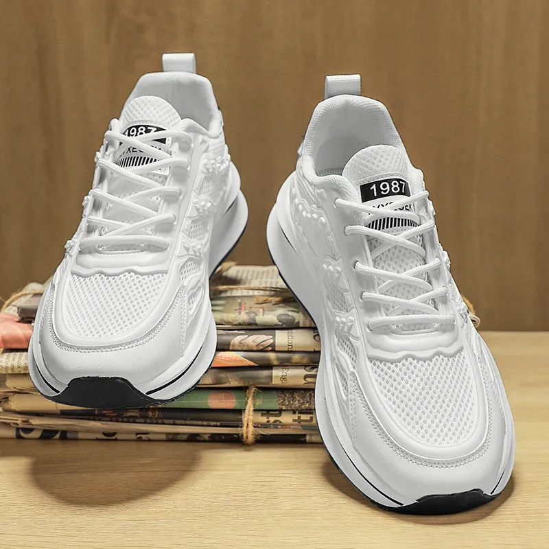 BINGO DUCK Slip Resistant Low Top Casual Shoes Men's-27