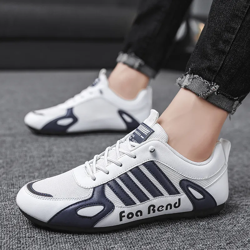 BINGO DUCK Shock Absorbers With Slip Resistant Features Low Top Casual Shoes Men's-5