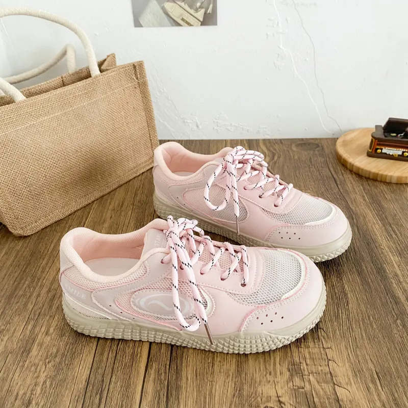 JimiXiong Shock Absorbers Low Top Skateboard Shoes Women's-8