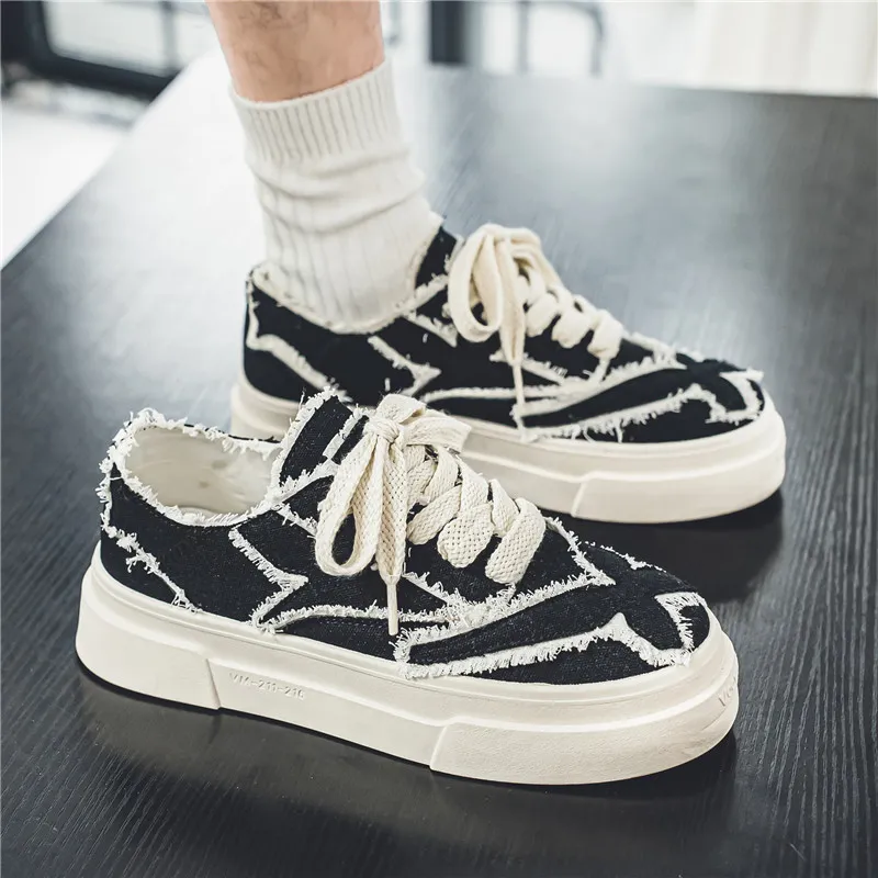 BINGO DUCK Coverage Breathable Low Top Skateboard Shoes Men's-7
