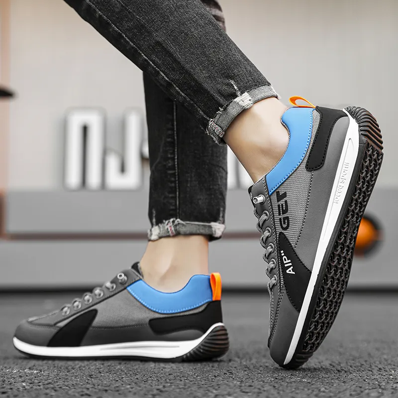 BINGO DUCK Slip Resistant Low Top Casual Shoes Men's-13