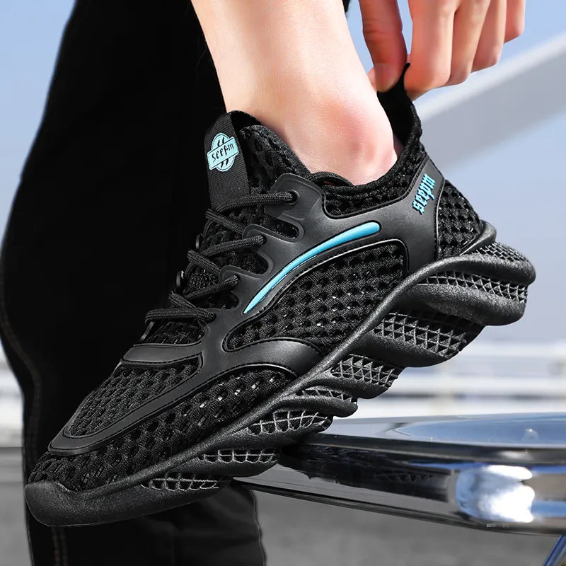 BINGO DUCK Slip Resistant, Breathable, Lightweight Low Top Casual Shoes Men's-10