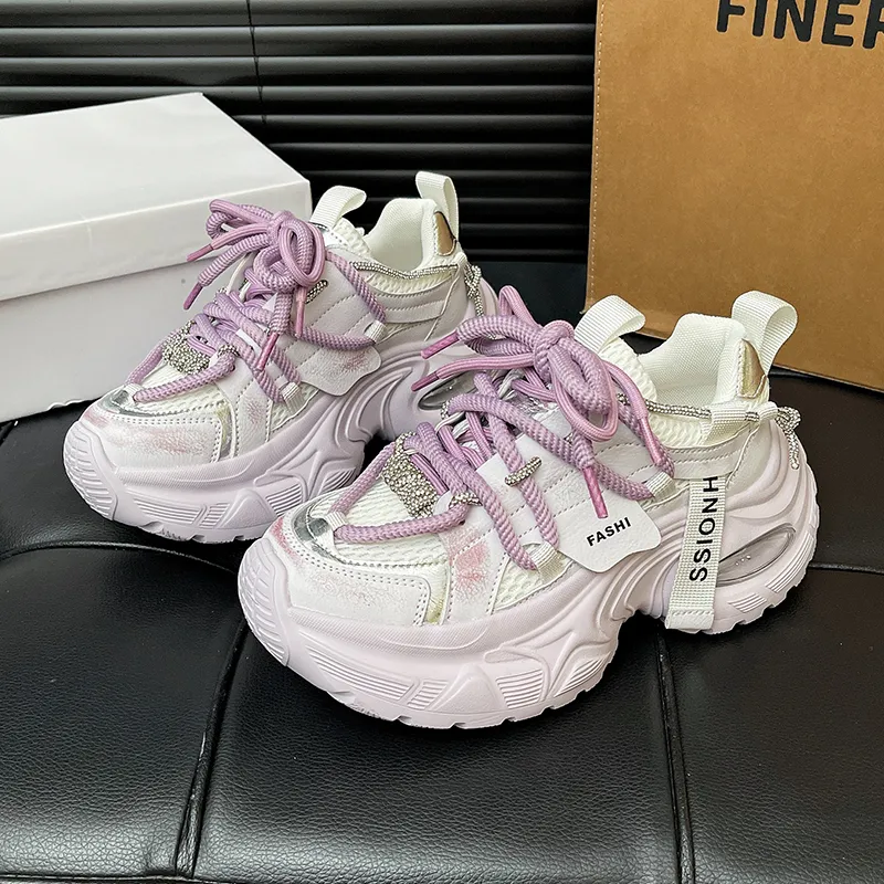 BINGO DUCK Chunky Sneakers Women's-10