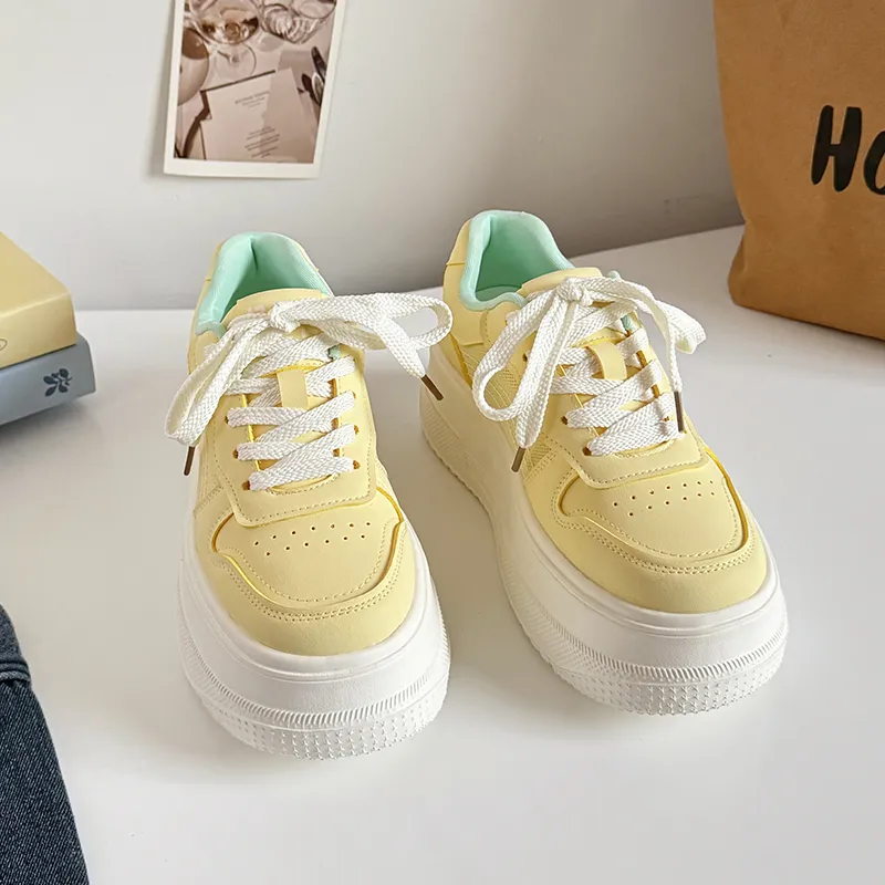 BINGO DUCK Slip Resistant Low Top Skateboard Shoes Women's-14