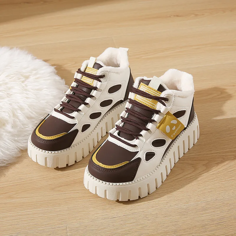 BINGO DUCK Height Increasing High Top Casual Shoes Women's-1