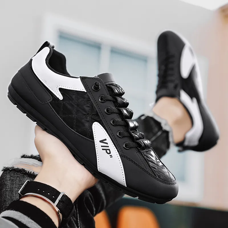 BINGO DUCK Shock Absorbers Slip Resistant Breathable Low Top Casual Shoes Men's-3