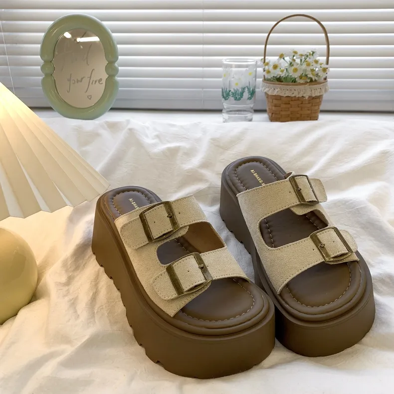 BINGO DUCK One Strap Sandals Women's-17