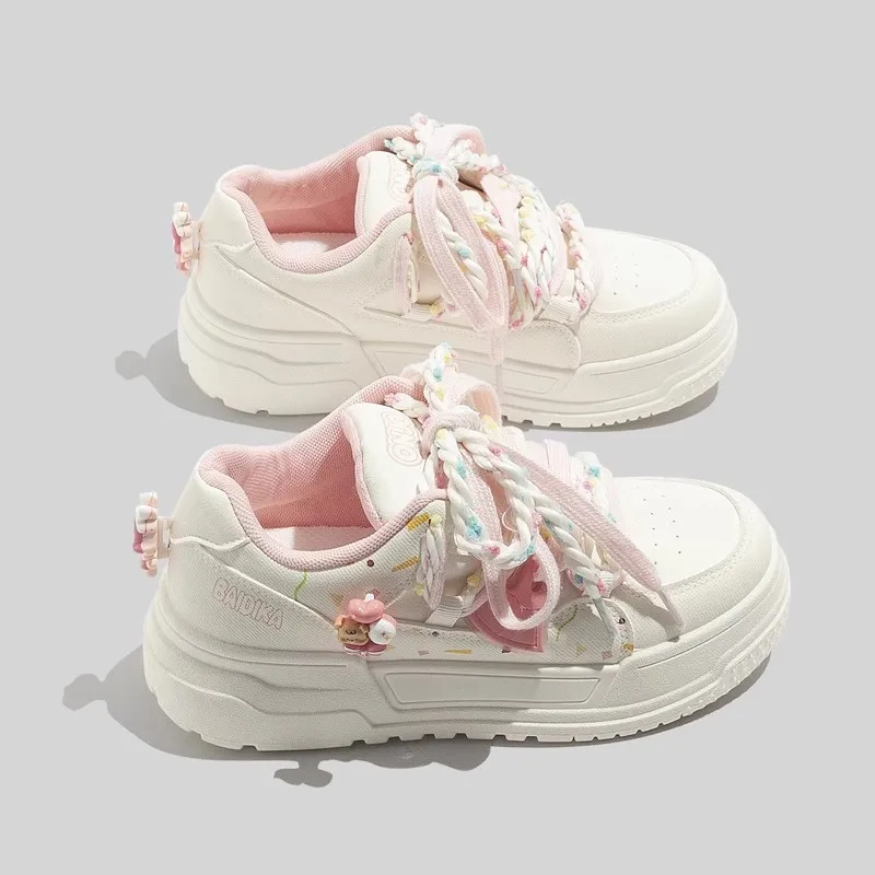 BINGO DUCK Slip Resistant And Breathable Low Top Skateboard Shoes Women's-12