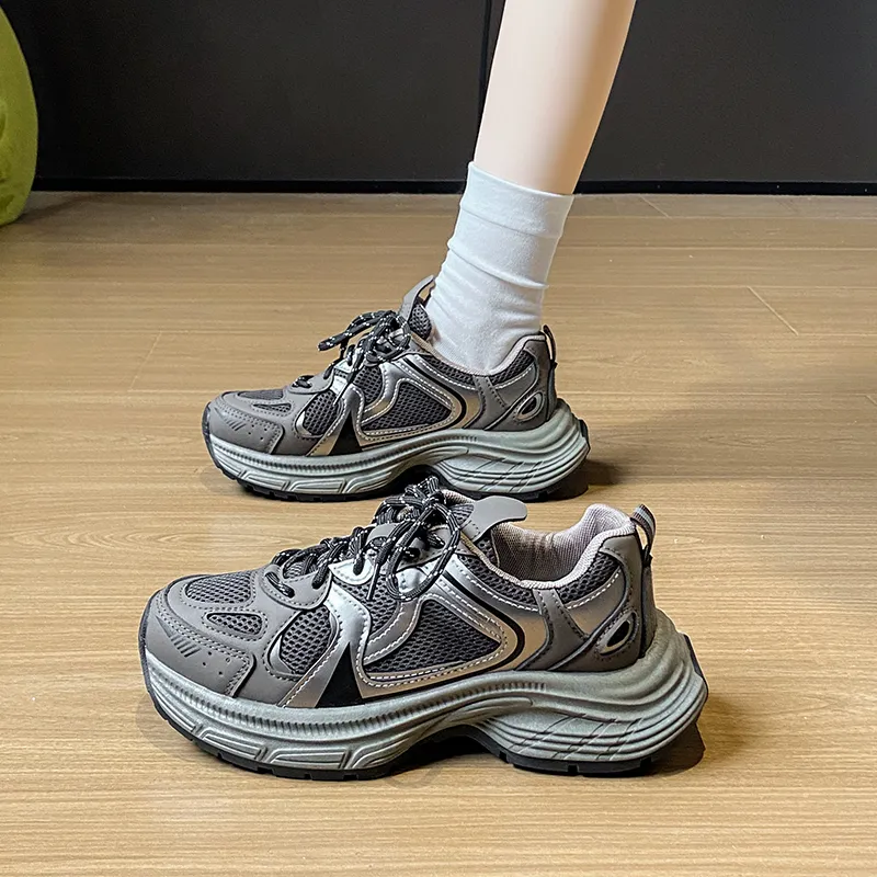 BINGO DUCK Coverage Mid Top Chunky Sneakers Women's-9