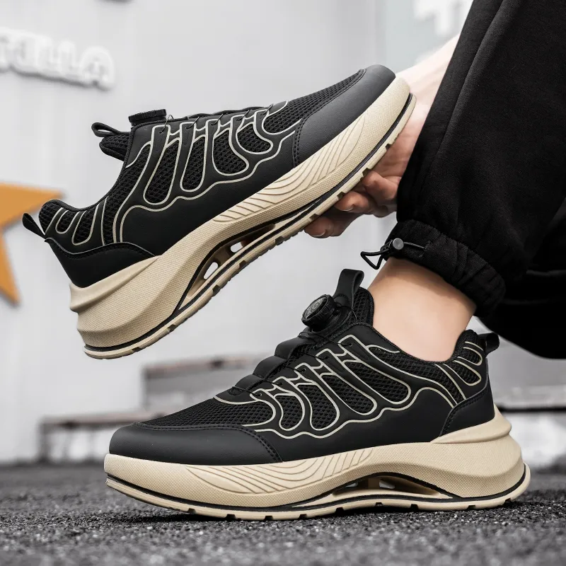 BINGO DUCK Coverage Breathable Low Top Chunky Sneakers Men's-7