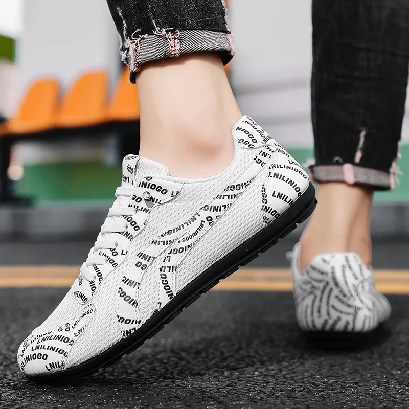 BINGO DUCK Slip Resistant Low Top Casual Shoes Men's-5