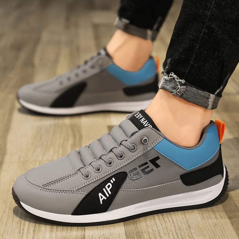 BINGO DUCK Slip Resistant Breathable Cushioning Low Top Casual Shoes Men's-10