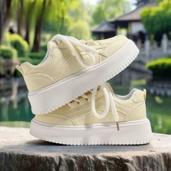 JimiXiong Lightweight Height Increasing Low Top Skateboard Shoes Women's