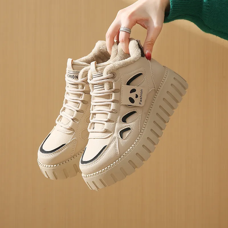 BINGO DUCK Height Increasing High Top Casual Shoes Women's-13