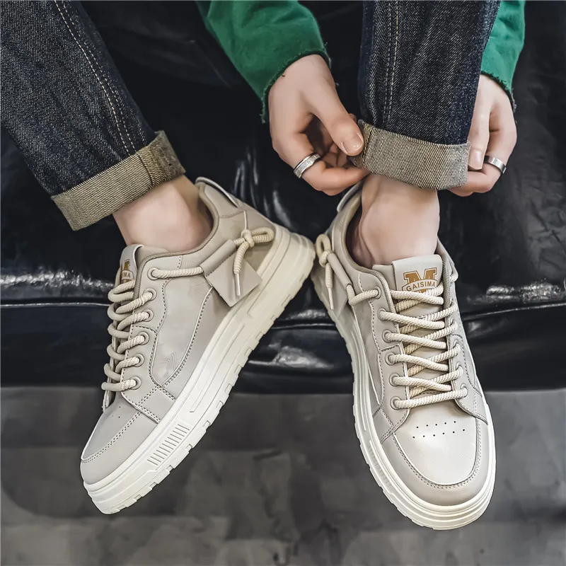 BINGO DUCK Height Increasing Low Top Skateboard Shoes Men's-15