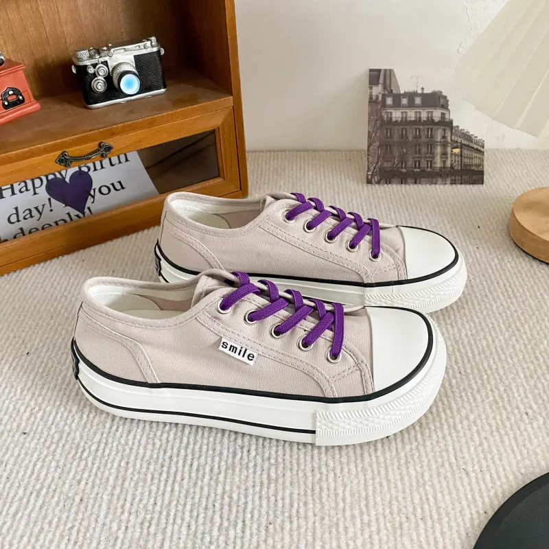 JimiXiong Low Top Canvas Shoes Women's-1