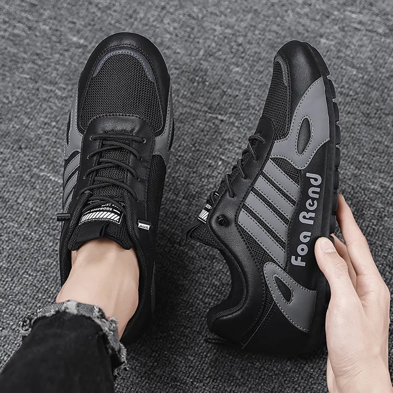 BINGO DUCK Shock Absorbers With Slip Resistant Features Low Top Casual Shoes Men's-8