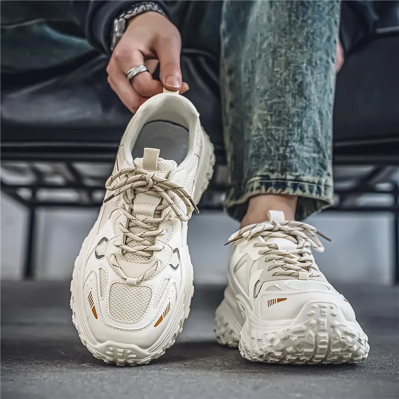 BINGO DUCK Coverage Breathable Low Top Chunky Sneakers Men's-7