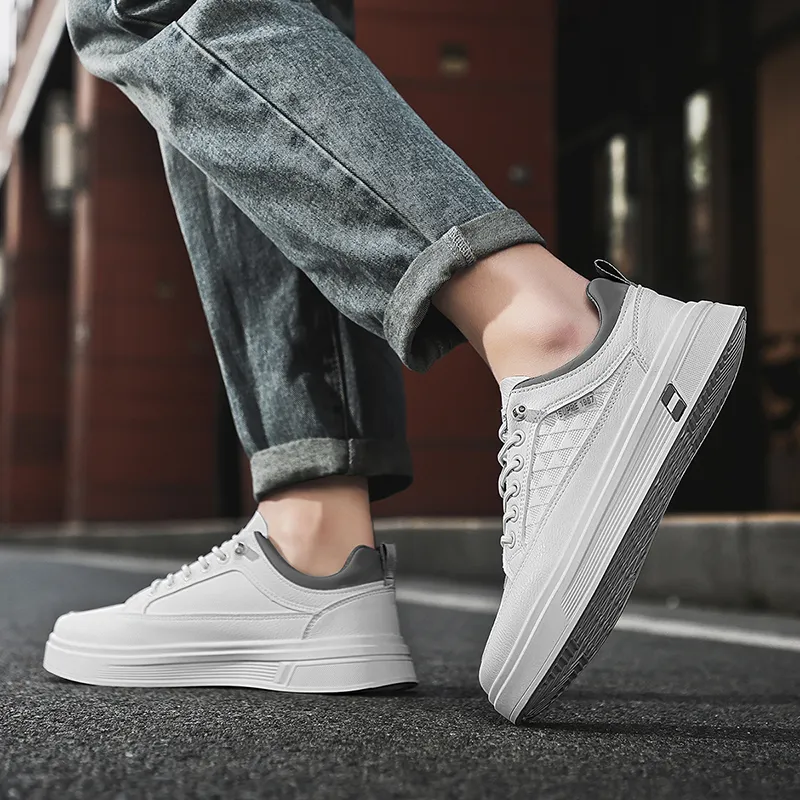 BINGO DUCK Slip Resistant Low Top Skateboard Shoes Men's-6