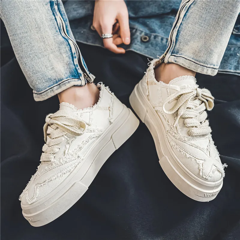 BINGO DUCK Coverage Breathable Low Top Skateboard Shoes Men's-4