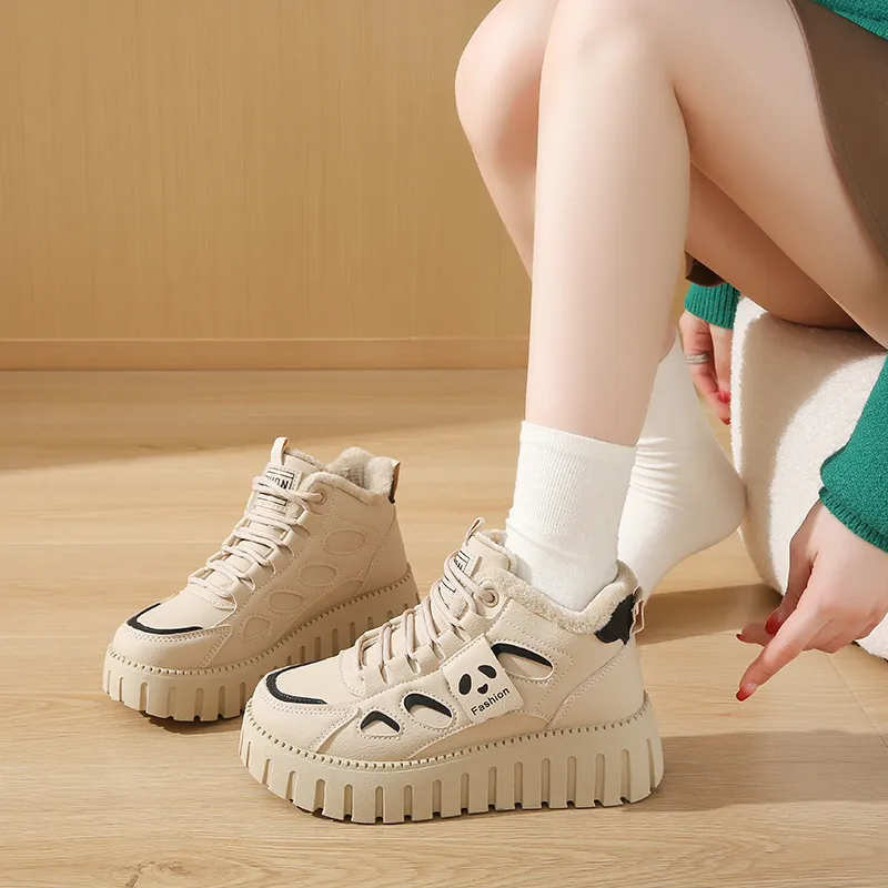 BINGO DUCK Height Increasing High Top Casual Shoes Women's-15
