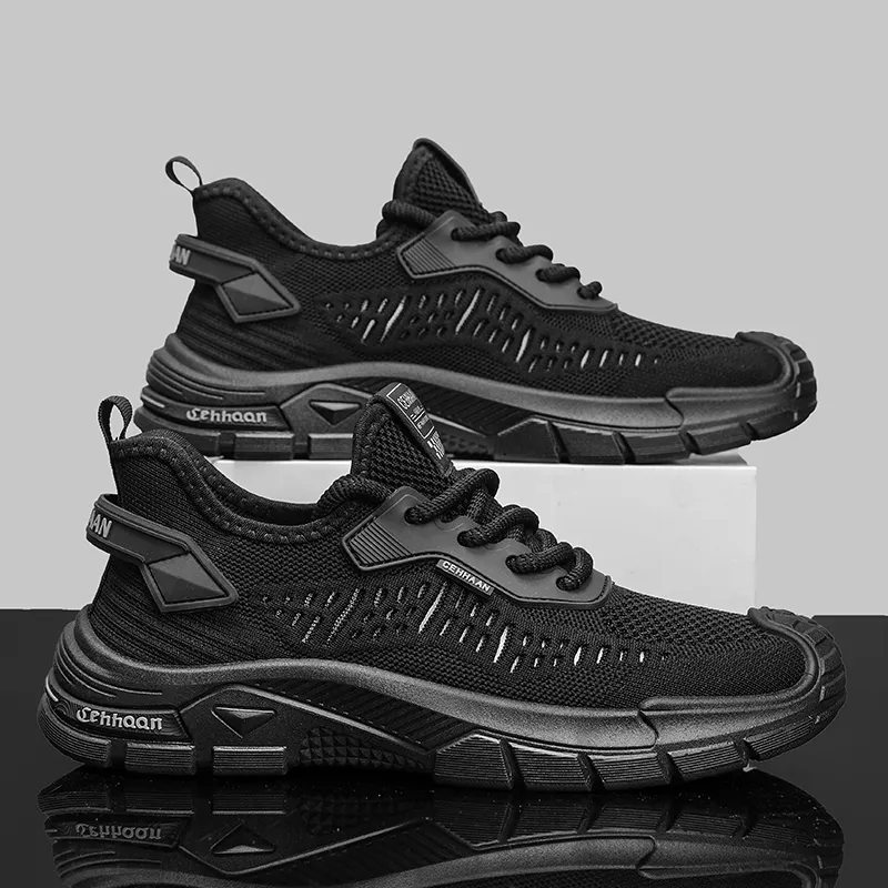 BINGO DUCK Slip Resistant And Breathable Low Top Casual Shoes Men's-19