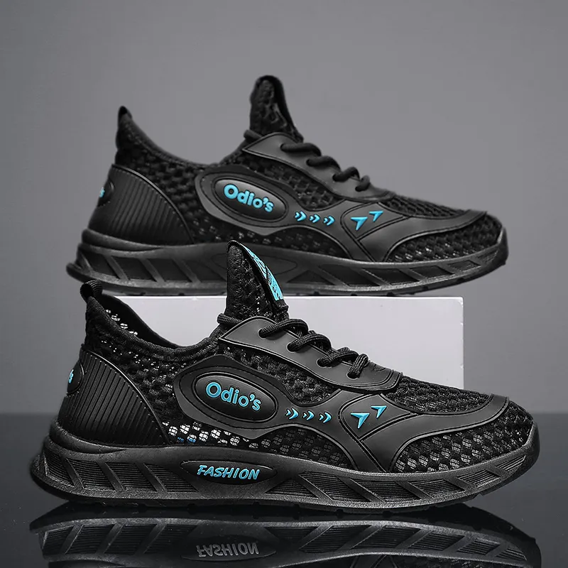 BINGO DUCK Slip Resistant Breathable Abrasion Resistant Low Top Casual Shoes Men's-14