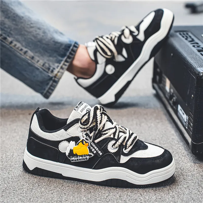 BINGO DUCK Coverage Low Top Skateboard Shoes Men's-7