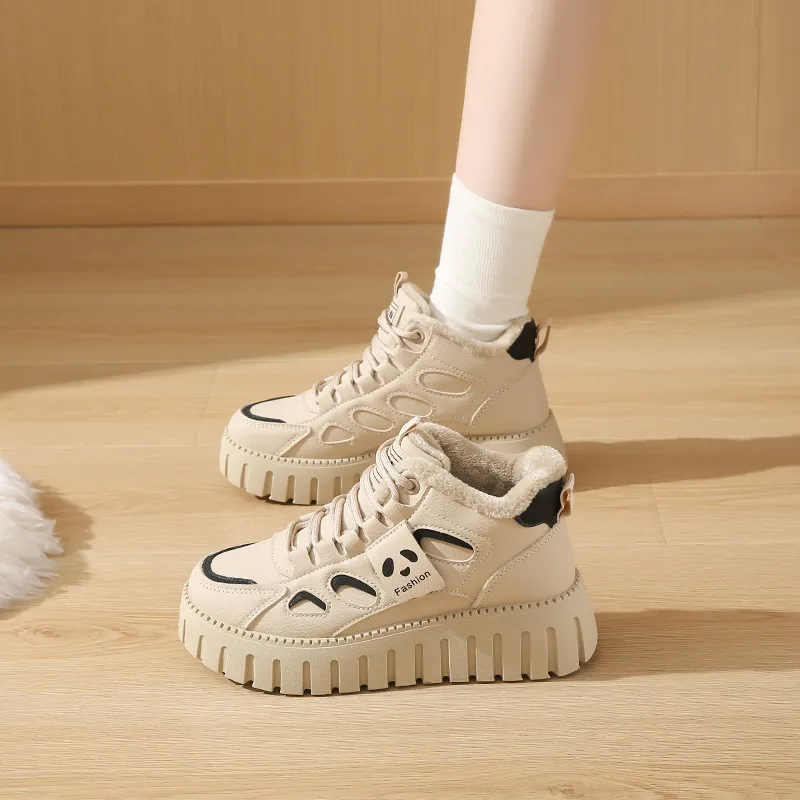 BINGO DUCK Height Increasing High Top Casual Shoes Women's-14