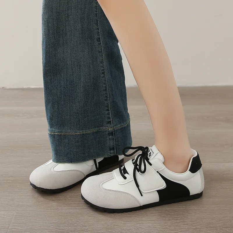 BINGO DUCK Shock Absorbers Slip Resistant Breathable Low Top Casual Shoes Women's-11