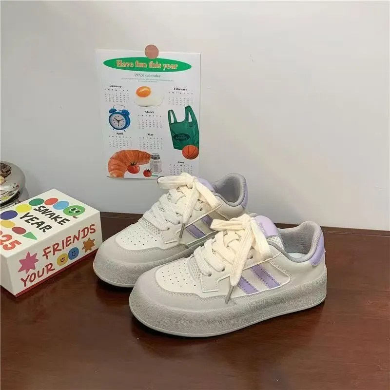 PARK DANCE Low Top Skateboard Shoes Women's-25