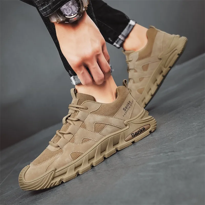 BINGO DUCK Slip Resistant Low Top Casual Shoes Men's-8
