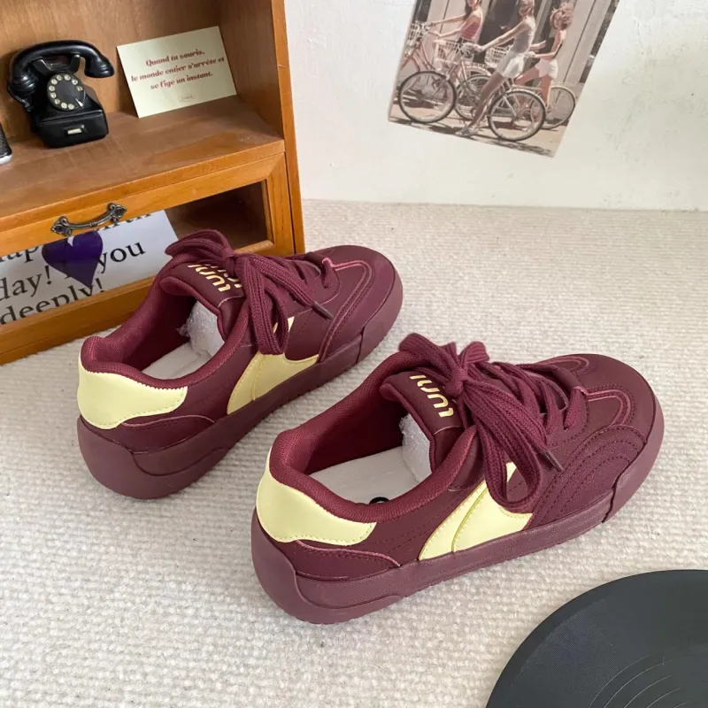 BINGO DUCK Coverage Low Top Skateboard Shoes Women's-10