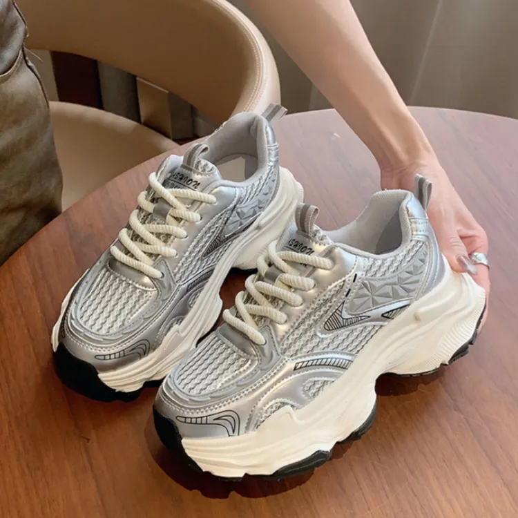 PARK DANCE Low Top Chunky Sneakers Women's-5
