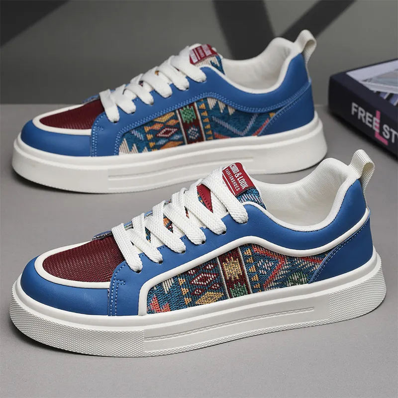 BINGO DUCK Slip Resistant Low Top Skateboard Shoes Men's-8