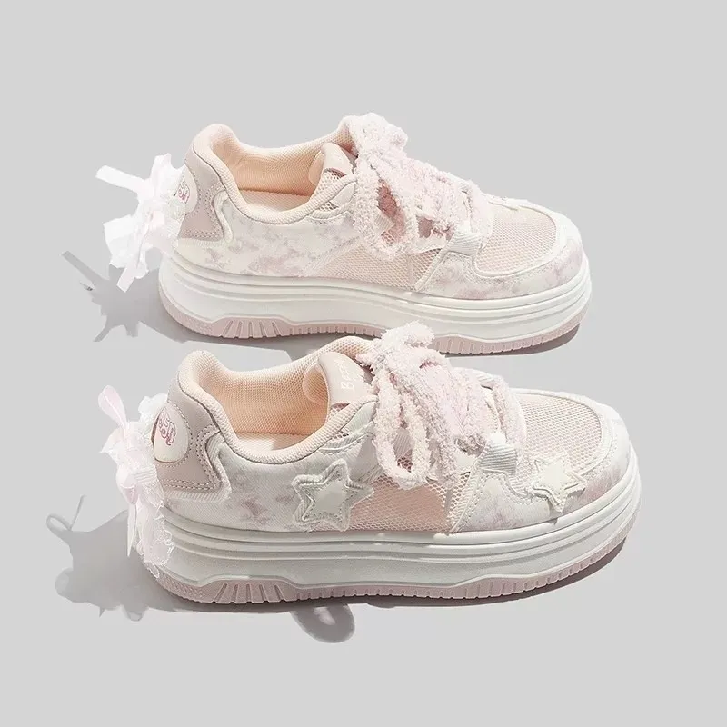BINGO DUCK Slip Resistant And Breathable Low Top Skateboard Shoes Women's-3