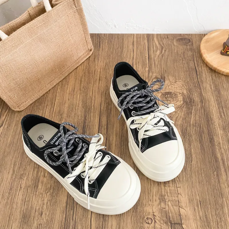JimiXiong Slip Resistant, Abrasion Resistant, Breathable Low Top Canvas Shoes Women's-11