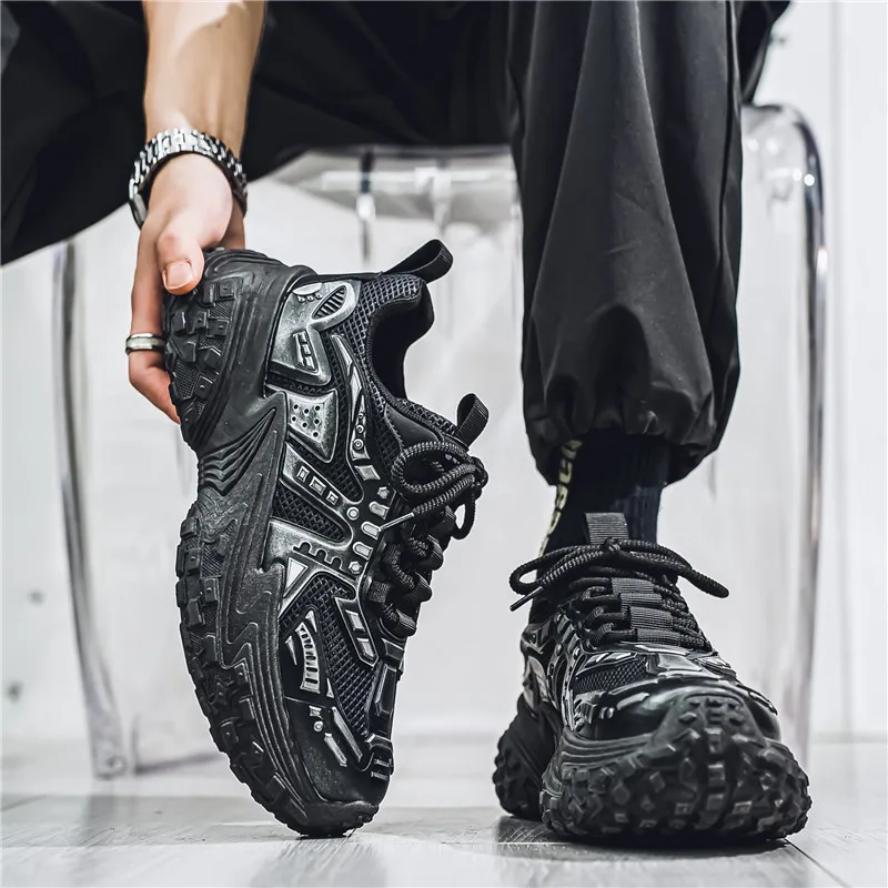 BINGO DUCK Coverage, Breathable, Height Increasing Low Top Chunky Sneakers Men's-13
