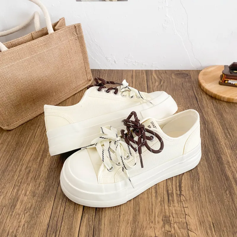 JimiXiong Slip Resistant, Abrasion Resistant, Breathable Low Top Canvas Shoes Women's-17