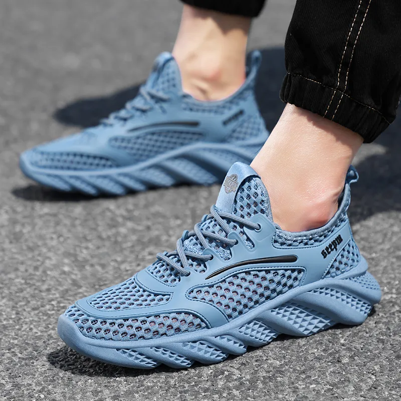 BINGO DUCK Slip Resistant, Breathable, Lightweight Low Top Casual Shoes Men's-20