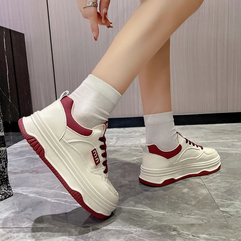 BINGO DUCK Slip Resistant Low Top Skateboard Shoes Women's-27