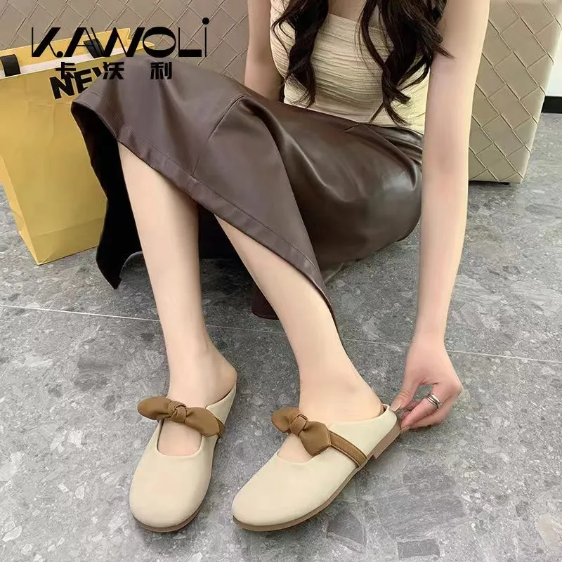 BINGO DUCK Odor Resistant Slip Resistant Closed Toe Slippers Women's Ecru/Khaki-7