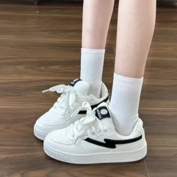 JimiXiong Height Increasing Low Top Skateboard Shoes Women's