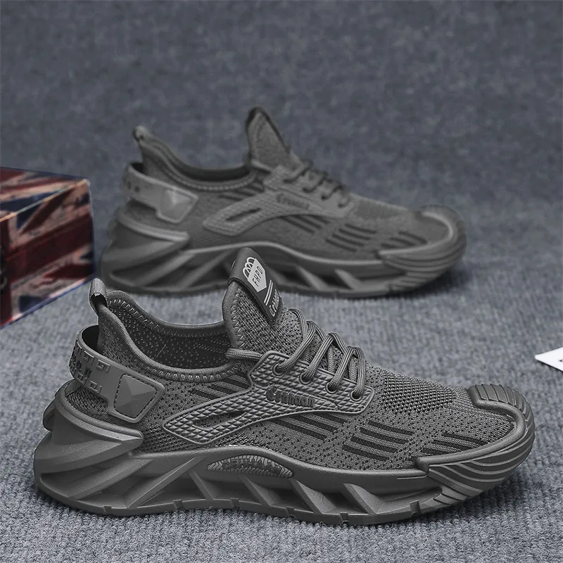 BINGO DUCK Slip Resistant Low Top Casual Shoes Men's-20